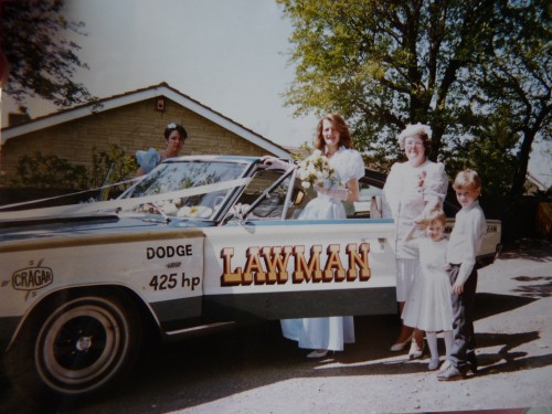 '66 Hemi Charger wedding car!