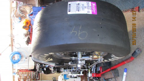 New rear tyre