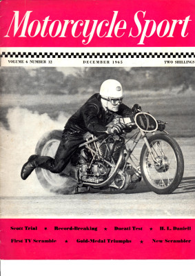 Motorcycle Sport 1965 December Alf Hagon