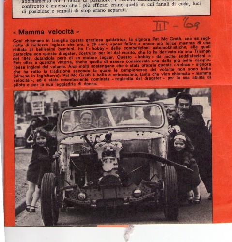 Article in Italian Magazine March 1969