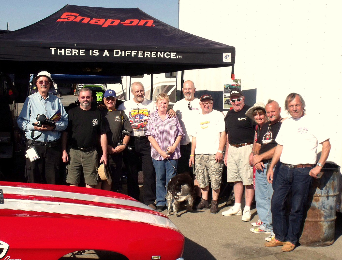 Just a small selection of Brit well wishers that came by