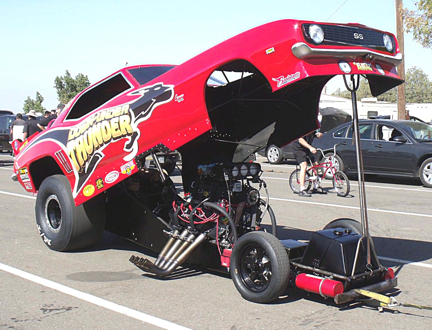 In the staging lanes