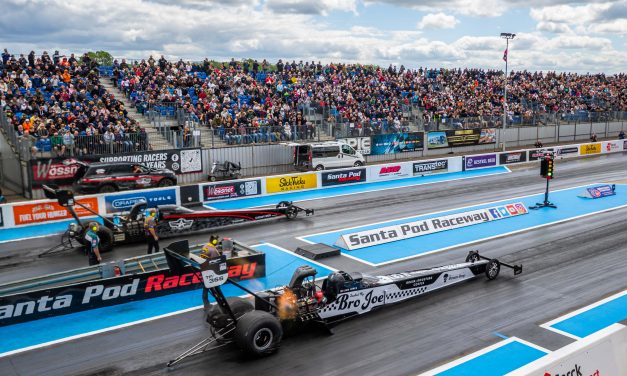 300mph cars, 250mph bikes at the Santa Pod’s Euro Finals